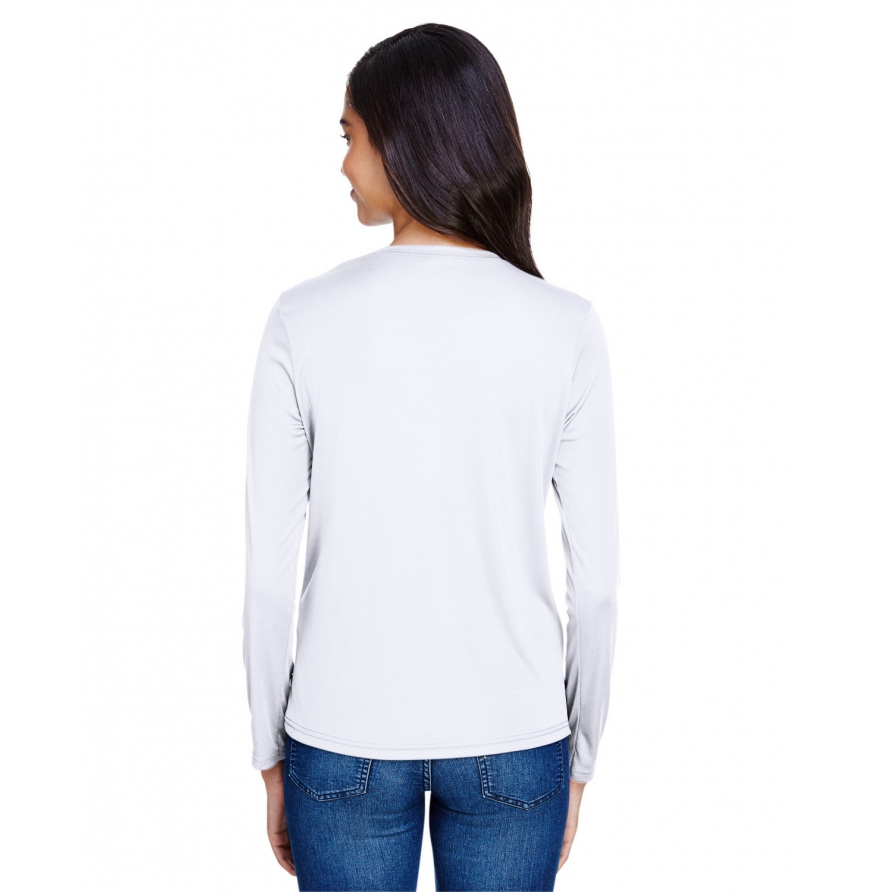 A4 Apparel NW3002 Women's Long Sleeve Cooling Polyester Performance Crew Shirt