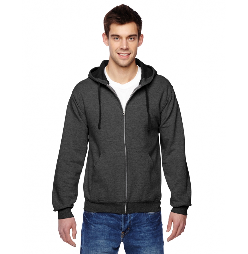 Adult 7.2 oz. SofSpun® Full-Zip Hooded Sweatshirt-SF73R