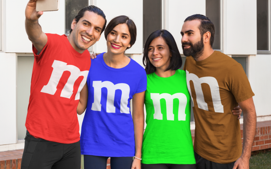 m&m t-shirt