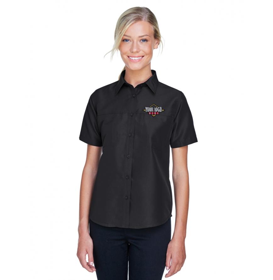 Harriton Ladies Key West Short-Sleeve Performance Staff Shirt