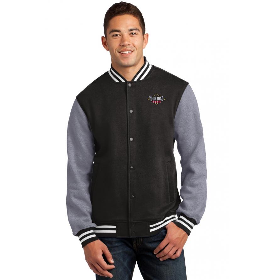 Sport-Tek Fleece Letterman Jacket
