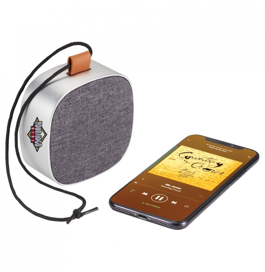 Tahoe Metal  Fabric Waterproof Bluetooth Speaker