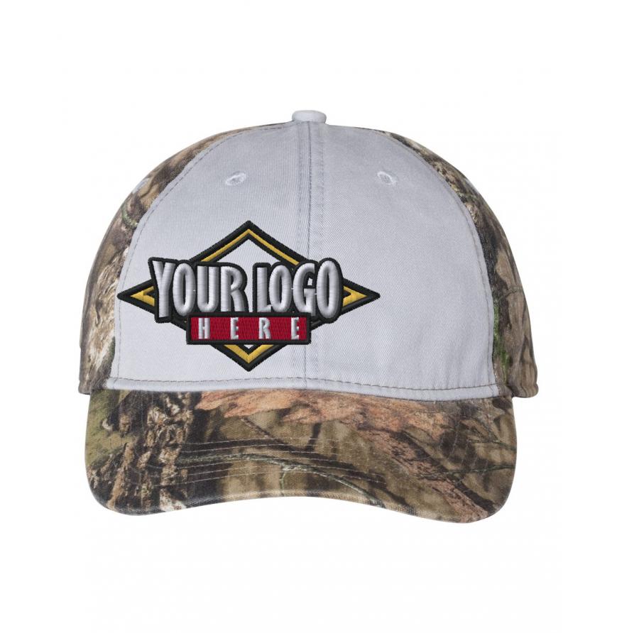  Outdoor Cap Camo with Pigment-Dyed Twill Front Cap