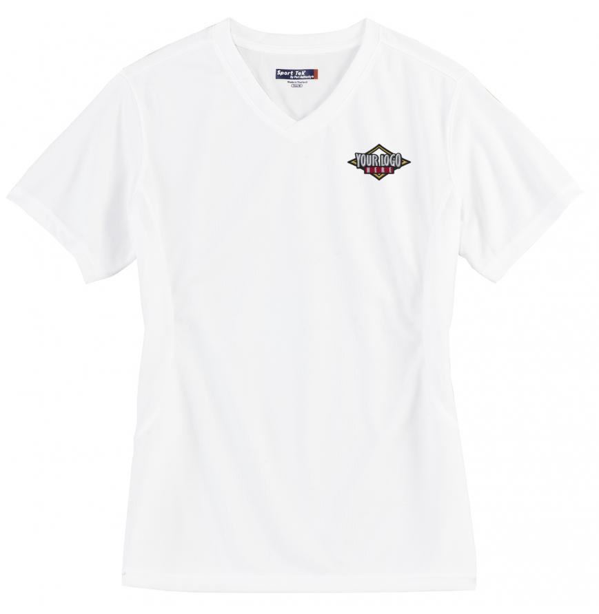 Sport-Tek Dri-Mesh Ladies V-Neck T-Shirt