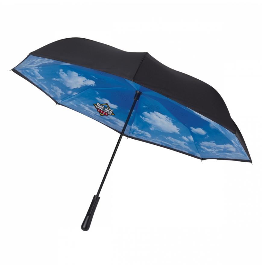 48 Arc Blue Skies Inversion Umbrella