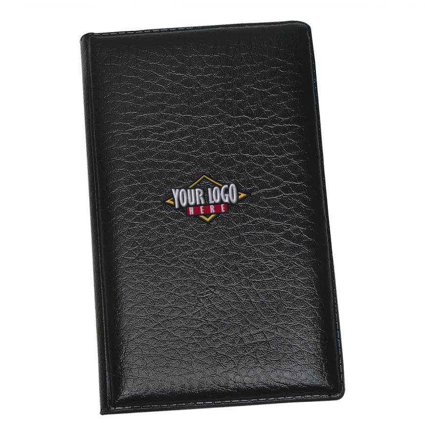 Leather Look Padfolio With Sticky Notes & Flags