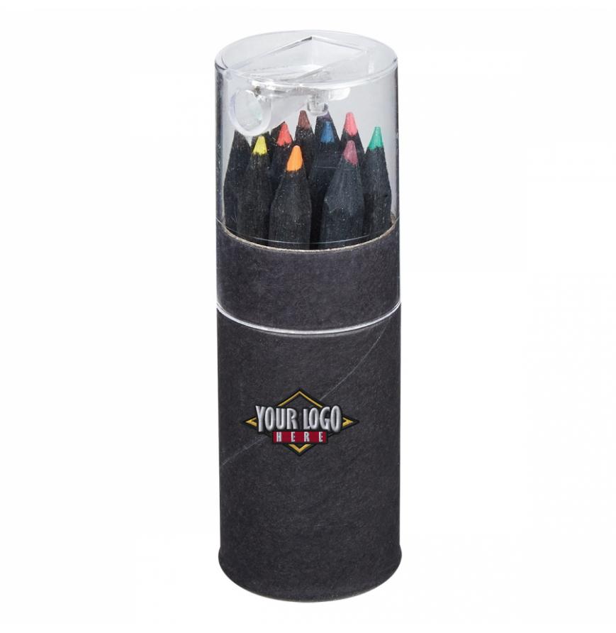 Blackwood 12-Piece Colored Pencil Set In Tube With Sharpener