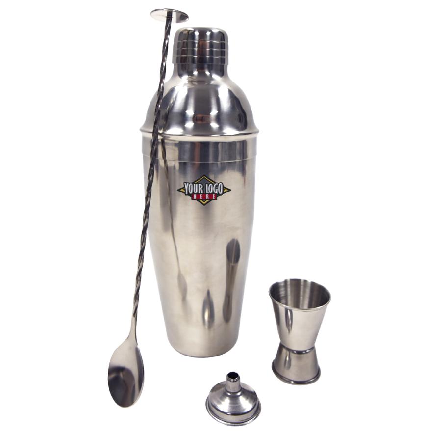25 Oz Stainless Steel Cocktail Set
