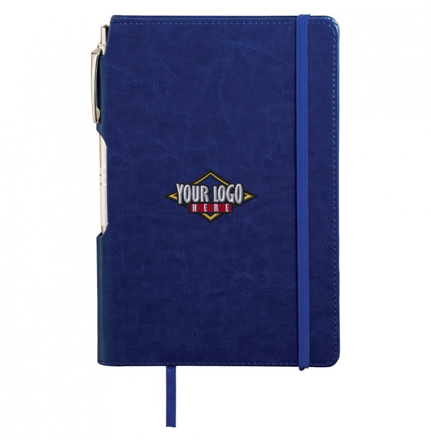 6 x 85 Viola Bound Notebook with Pen