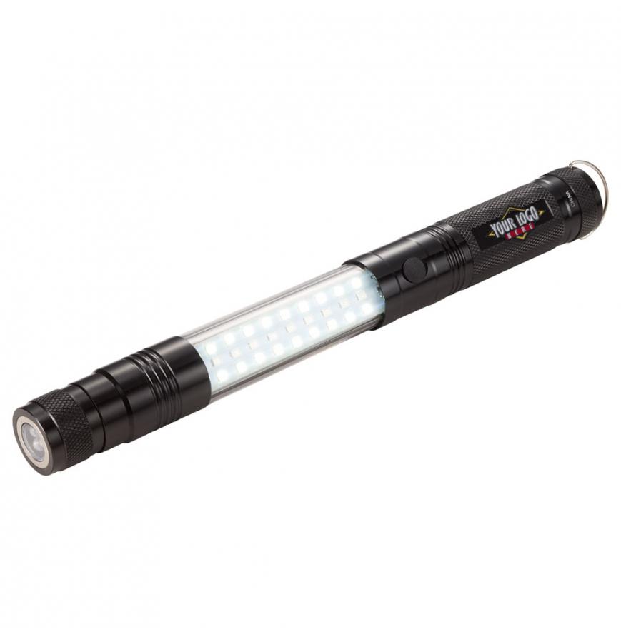 Telescopic Magnetic COB LED Flashlight wSidelight