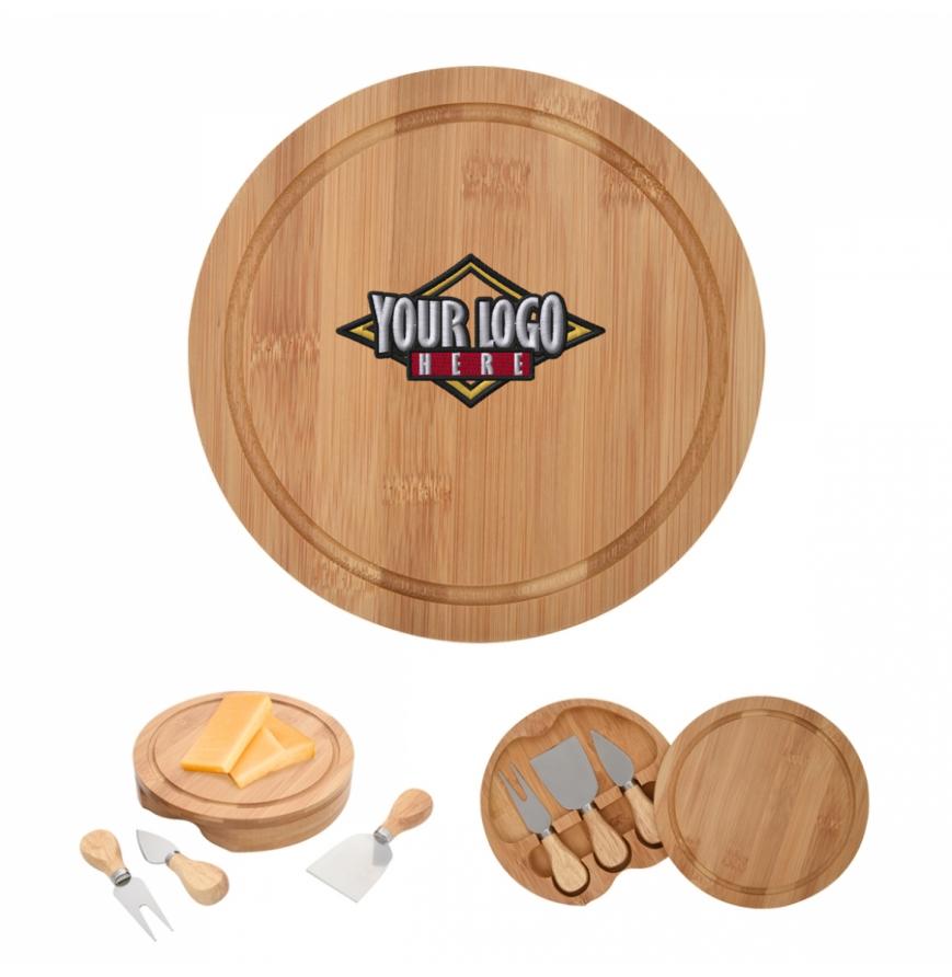 3-Piece Bamboo Cheese Server Kit