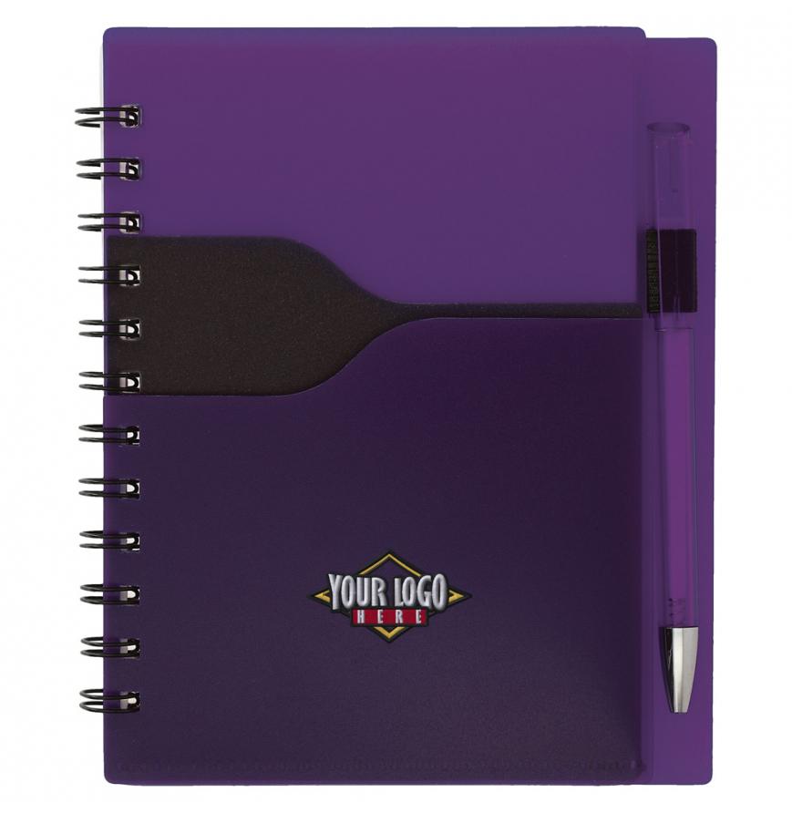 5 x 7  Valley Spiral Notebook With Pen