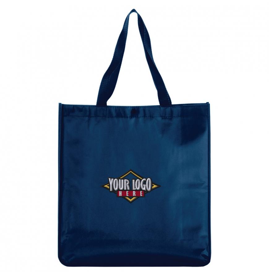 Oversized Laminated Non-Woven Snap Tote