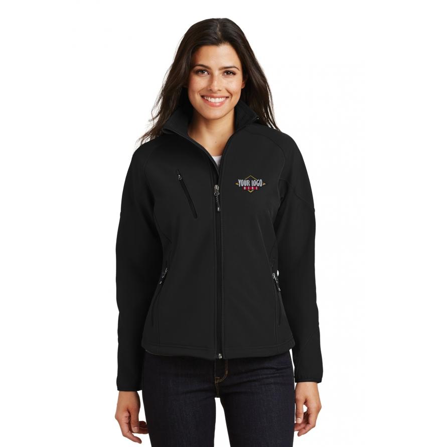 Port Authority Ladies Textured Soft Shell Jacket