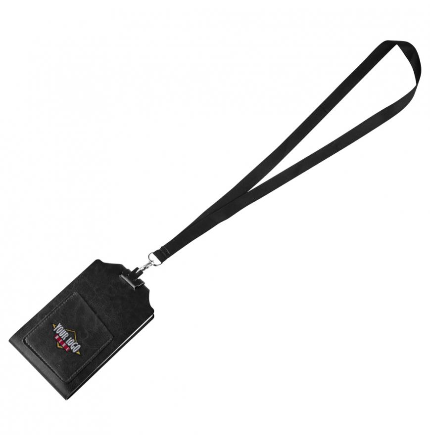Event Lanyard with Pocket Notes Pad