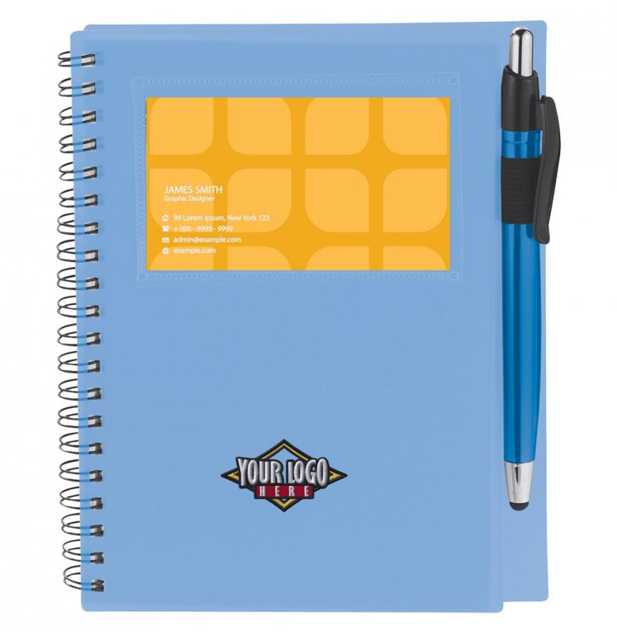 55 x 7 Star Spiral Notebook with Pen