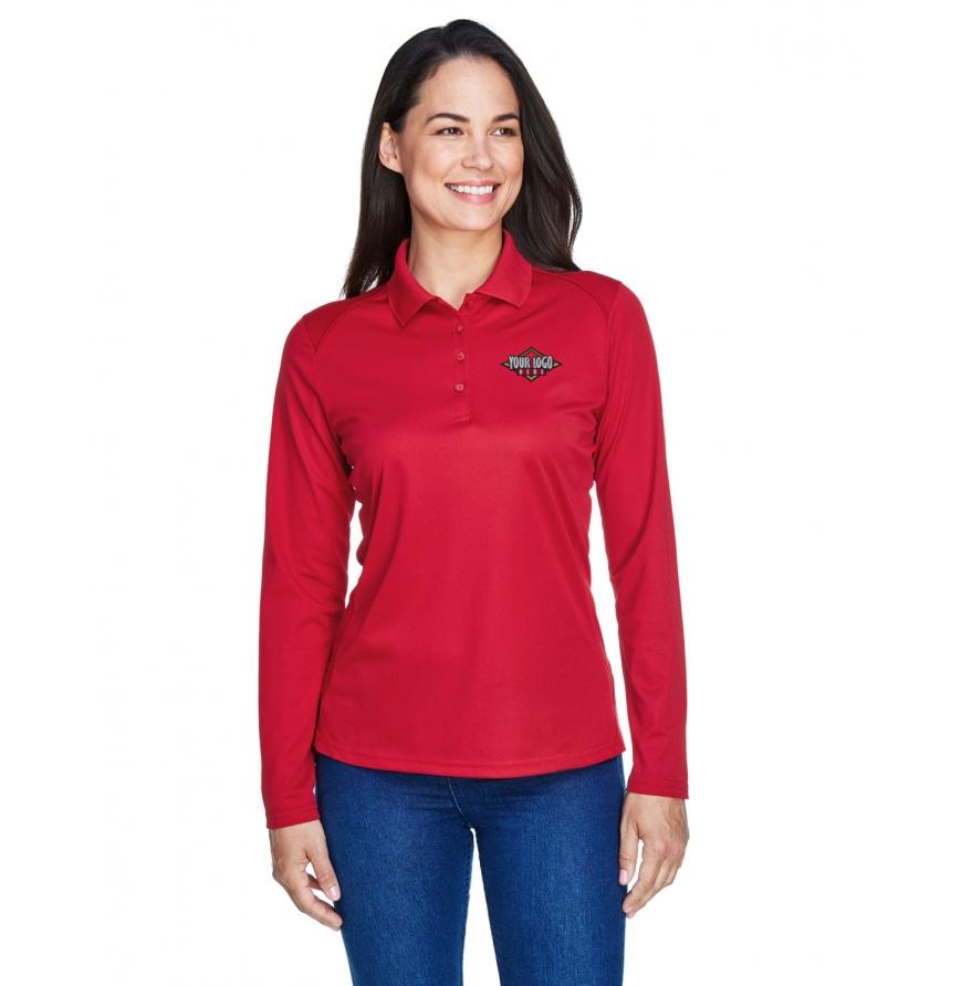 Ladies Eperformance Snag Protection Long-Sleeve Polo