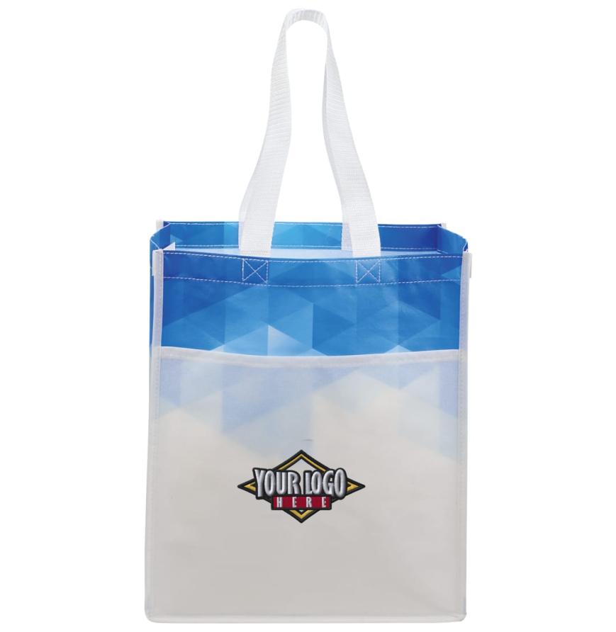Gradient Laminated Grocery Tote