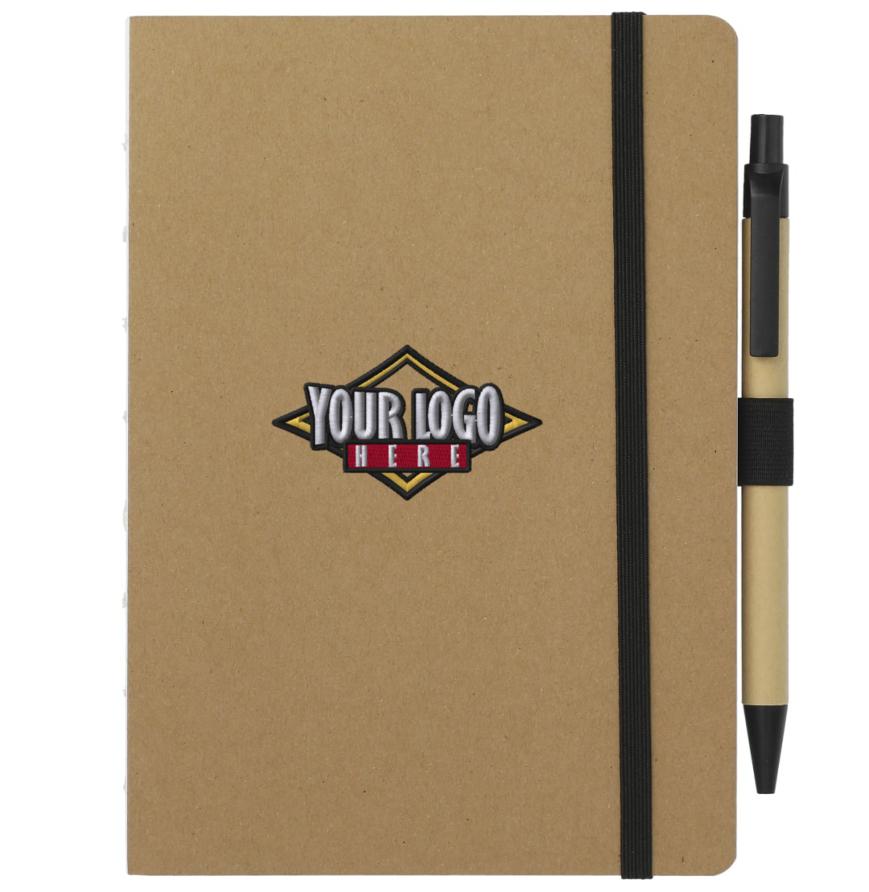 5quot x 7quot FSC Recycled Notebook and Pen Set