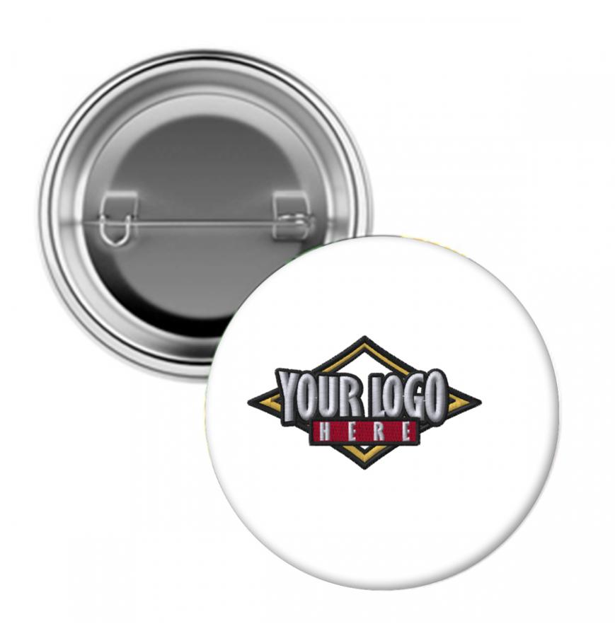 3 Full Color Pin Back Button