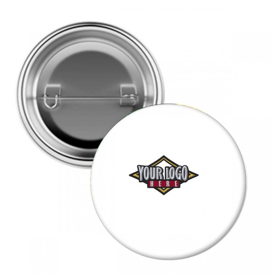 Full Color Pin Back Button