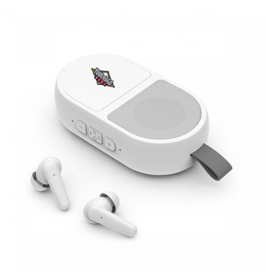 Powerstick Alto Mini Speaker  Wireless Earbud Combo