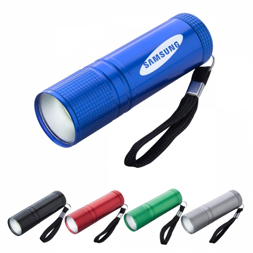 COB Pocket Flashlight With Strap