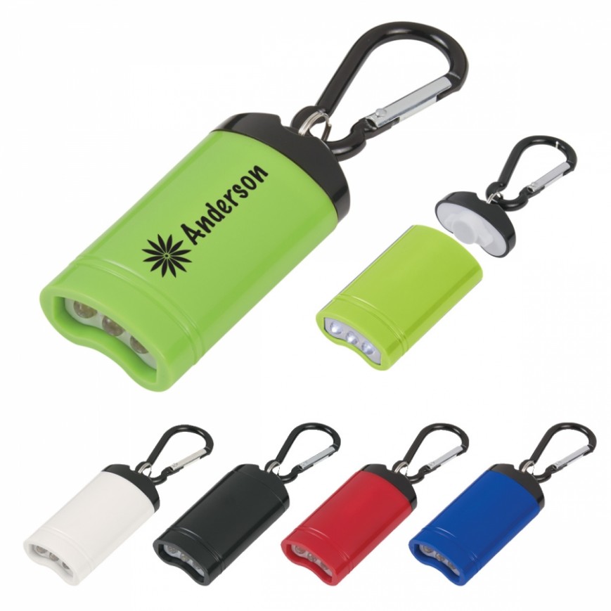 Quick Release Magnetic Flashlight With Carabiner