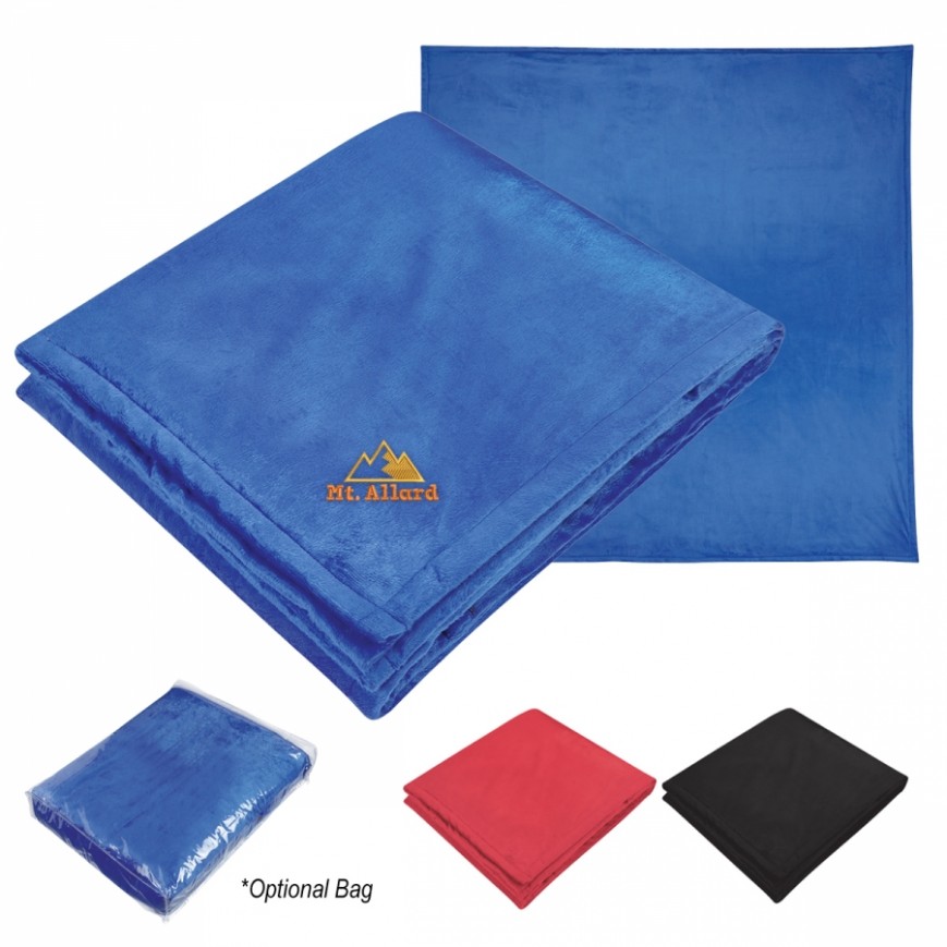 Reversible Ribbed Flannel Blanket