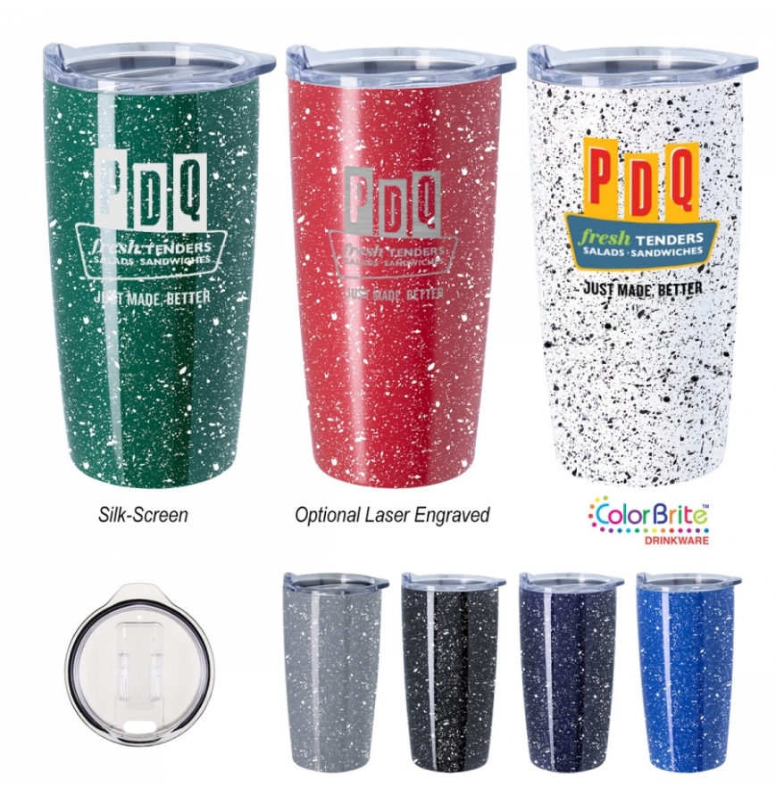20 Oz Speckled Himalayan Tumbler With Stuffer