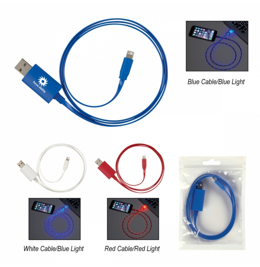 2 In 1 Light Up Charging Cable