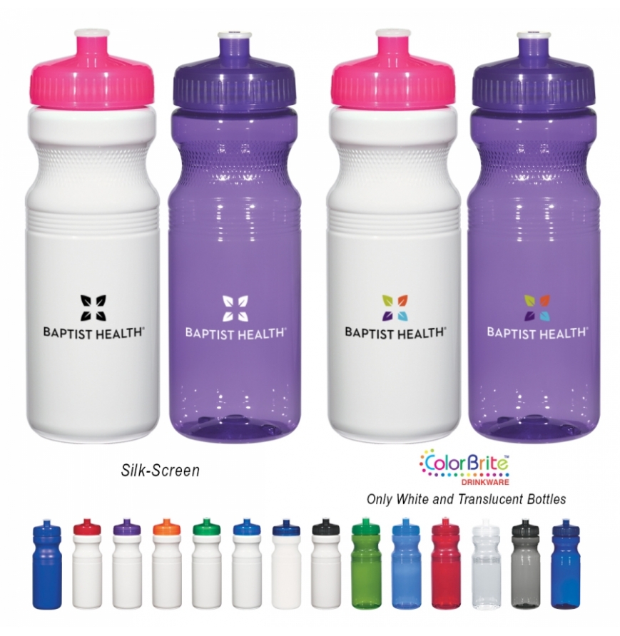 24 Oz Poly Clear Fitness Bottle