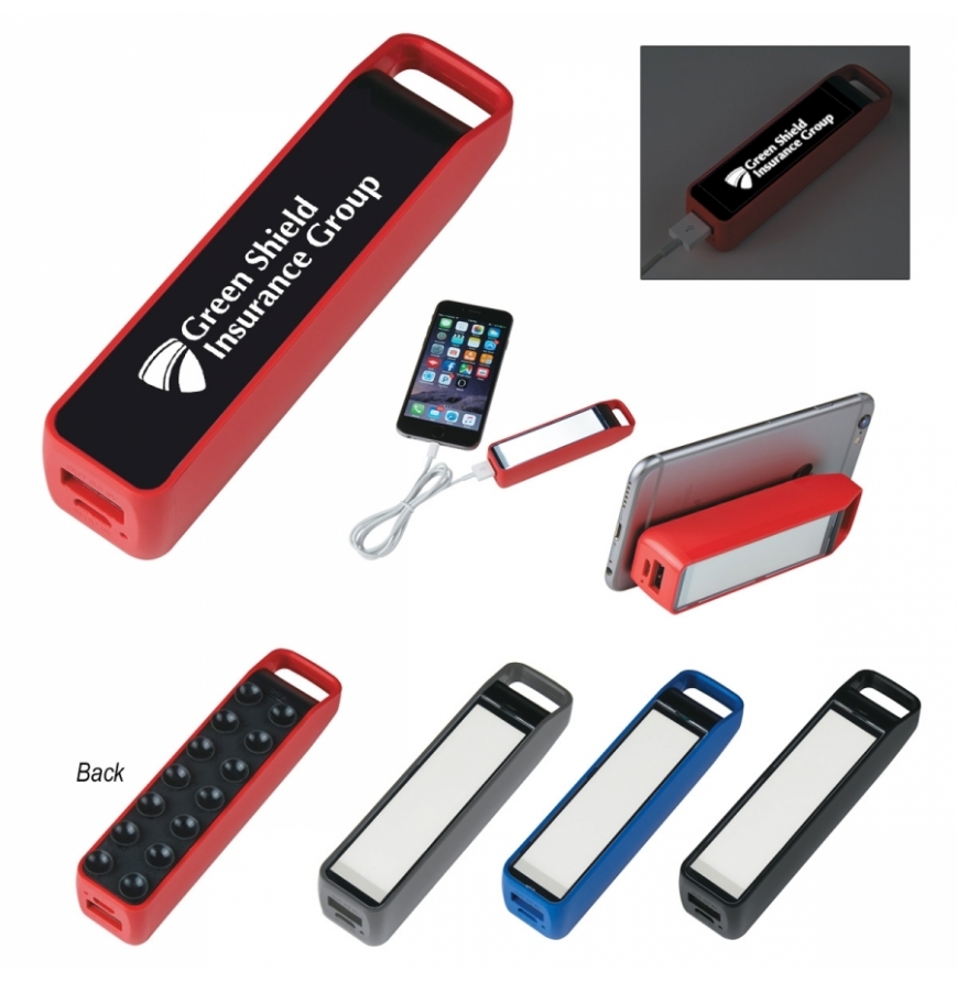 UL Listed Power Bank With Suction Cups