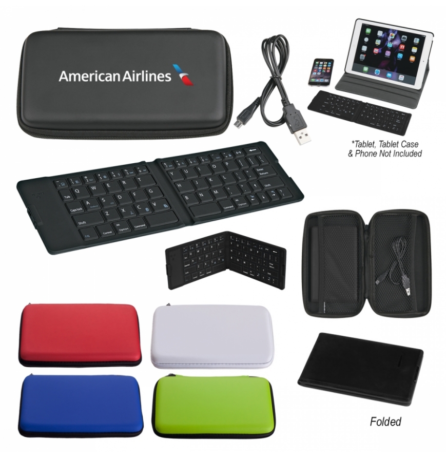 Folding Wireless Keyboard With Case