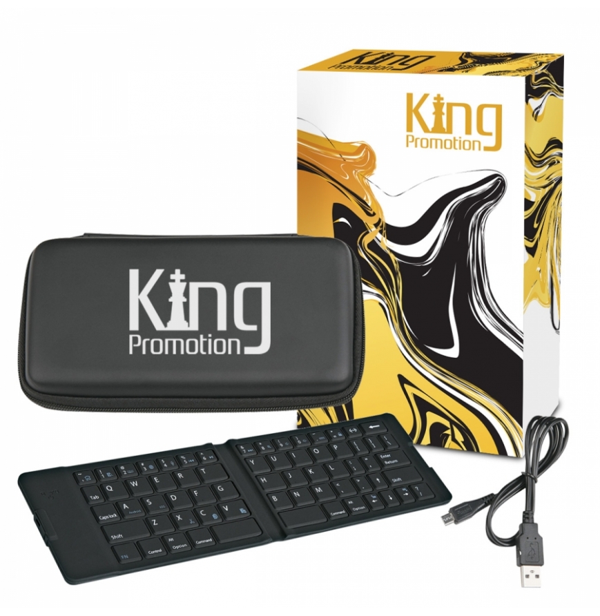 Folding Wireless Keyboard And Case With Custom Box