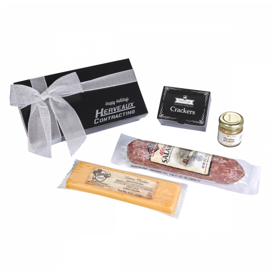 Charcuterie Gourmet Meat  Cheese Sampler Set In Gift Box