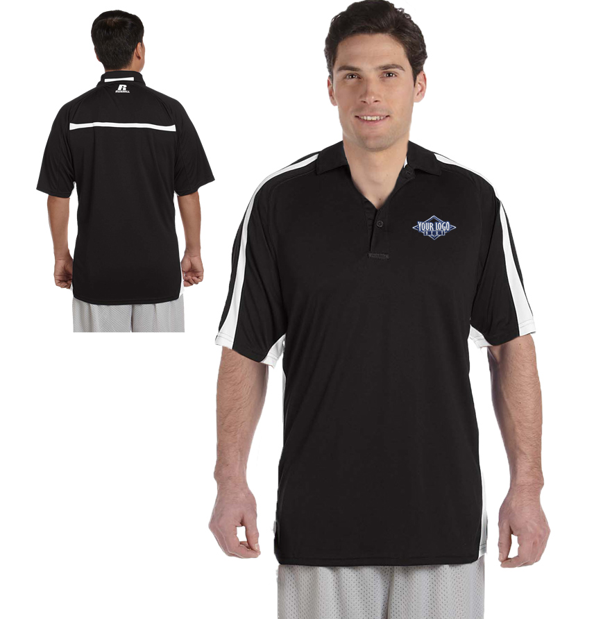 Russell Athletic Mens Team Game Day Polo