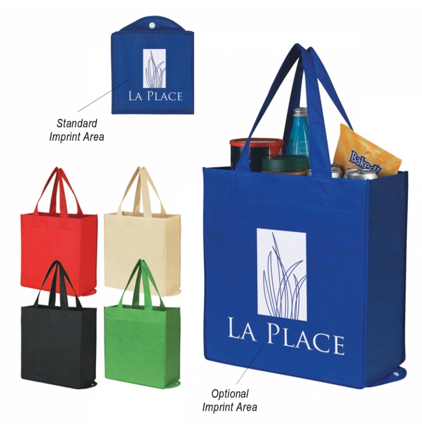 Non-Woven Foldable Shopper Tote Bag