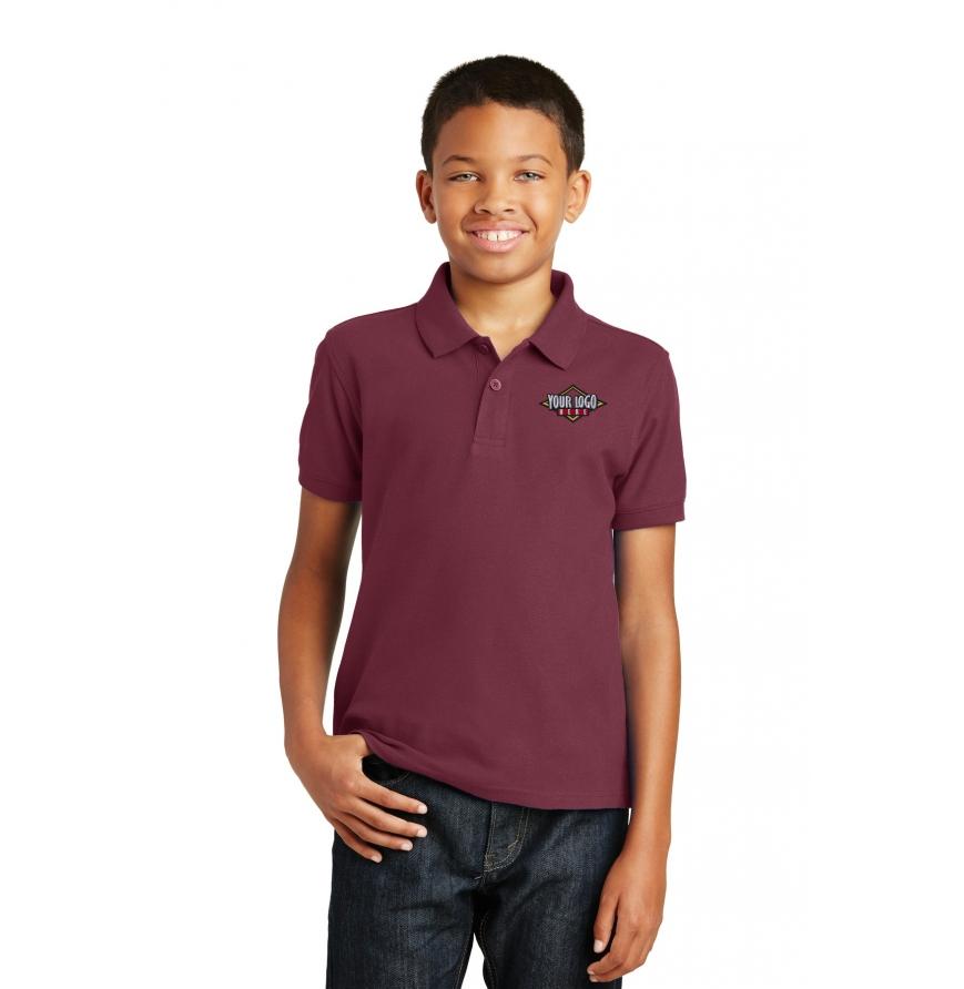 Port Authority Youth Core Classic Pique Polo