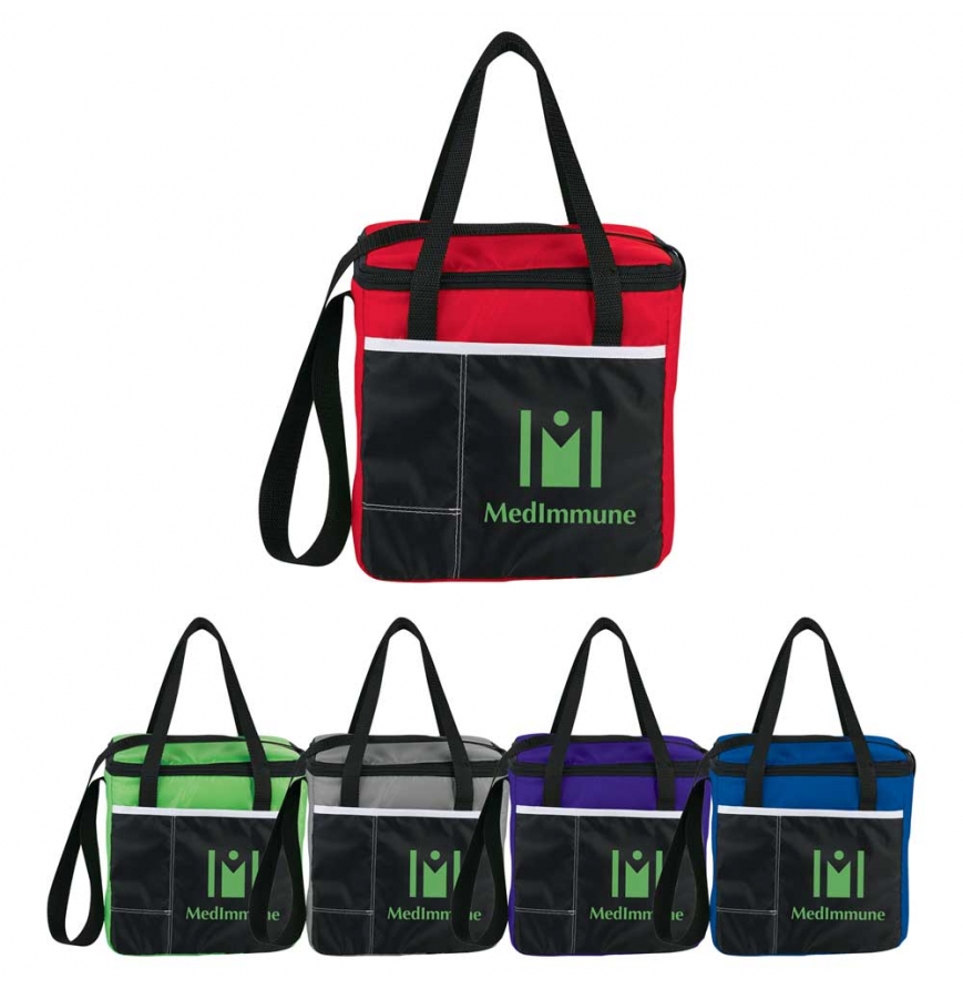 Color Block  9-Can Lunch Cooler