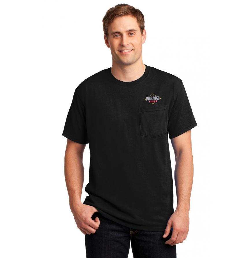 JERZEES - Dri-Power Active 5050 CottonPoly Pocket T-Shirt