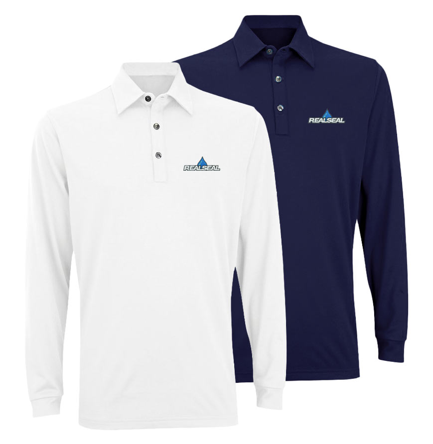 Ashworth EZ-TEC2 Long Sleeve Golf Shirt