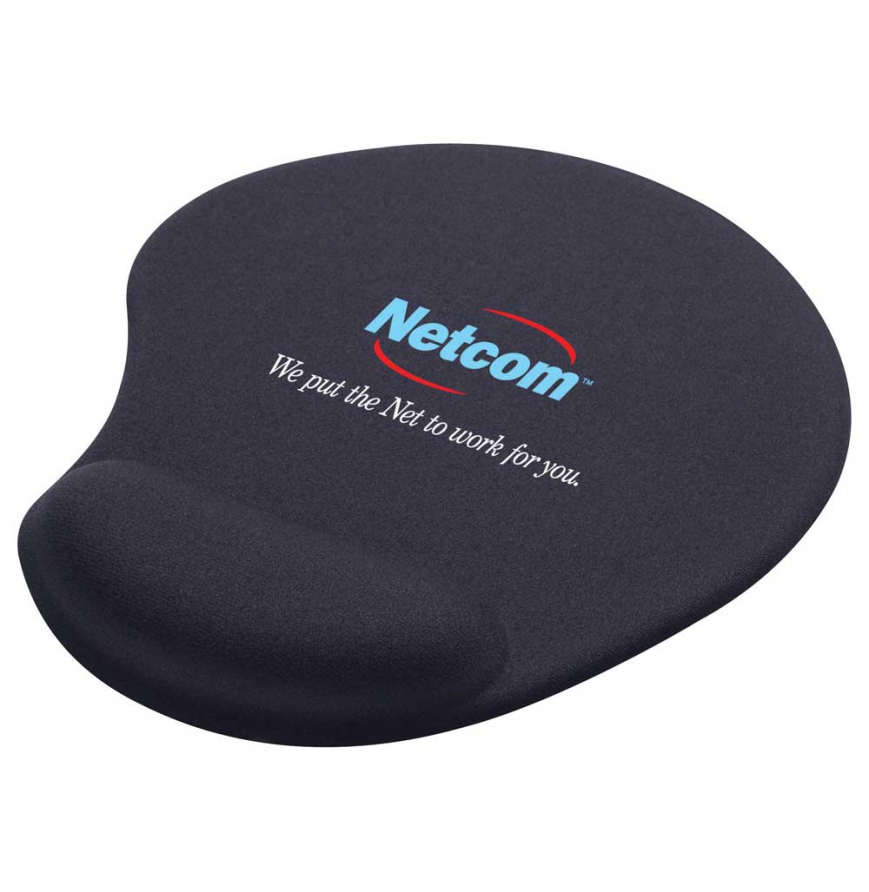 Solid Jersey Gel Mouse Pad  Wrist Rest