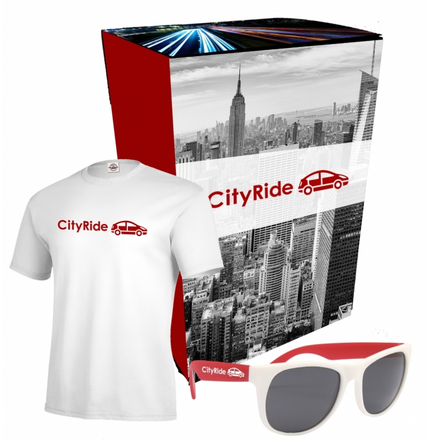 Delta T-Shirt And Sunglasses Combo Set With Custom Box