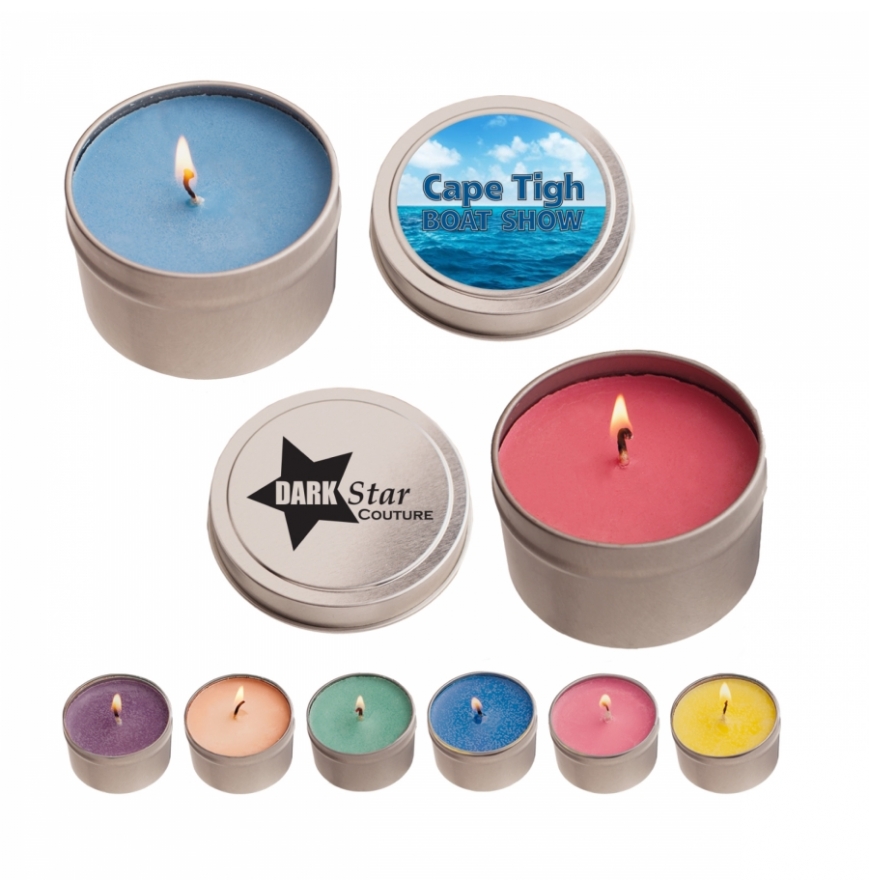 4 oz Candle In Round Tin
