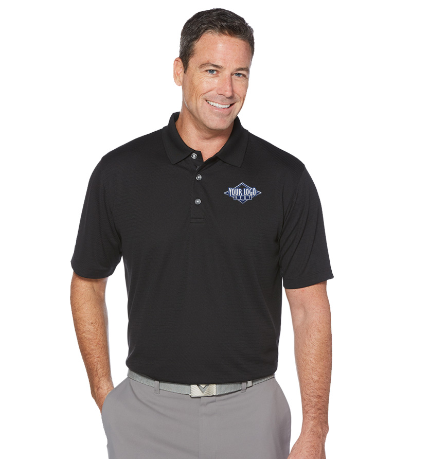 Callaway Mens Twill Textured Polo