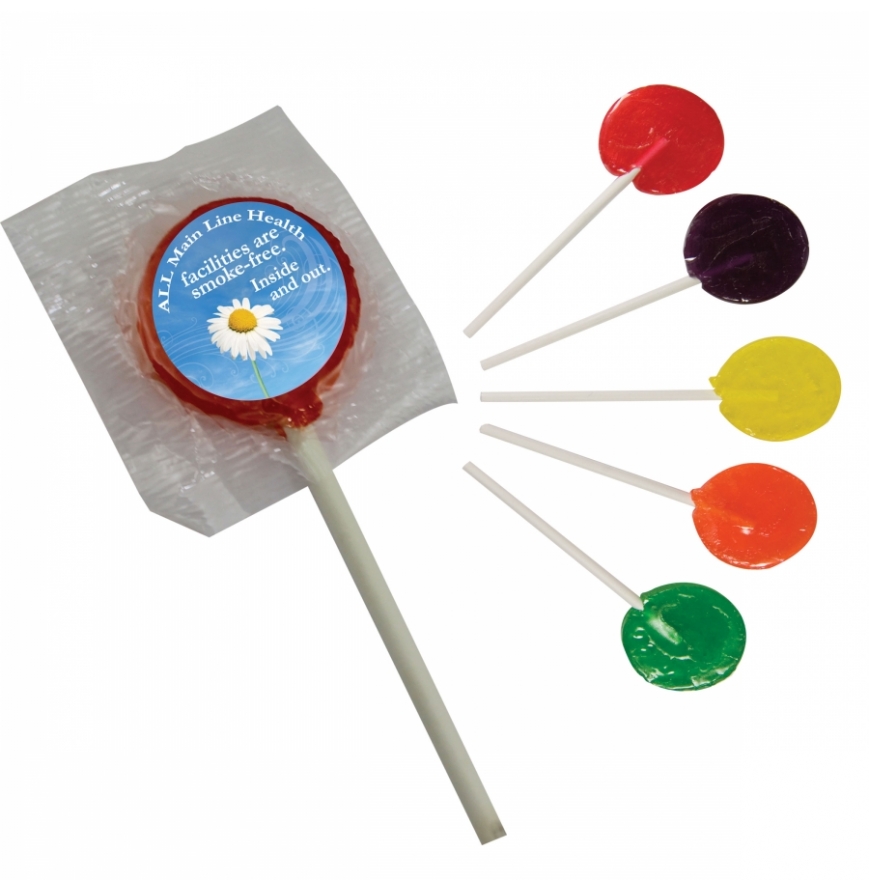 Lollipop w Round Label