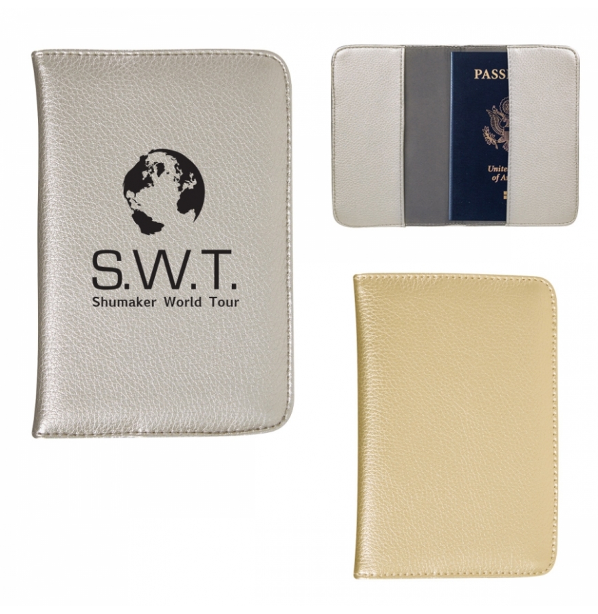 Metallic Passport Wallet