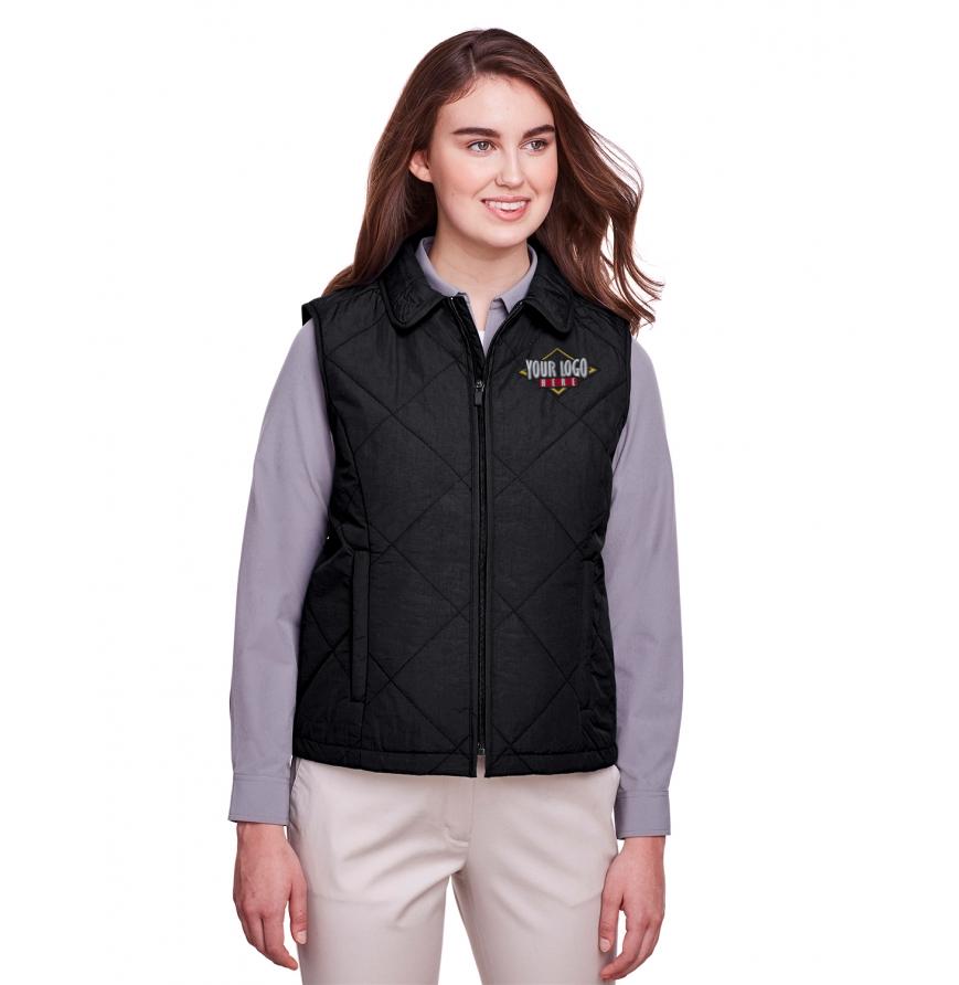 UltraClub Ladies Dawson Quilted Hacking Vest