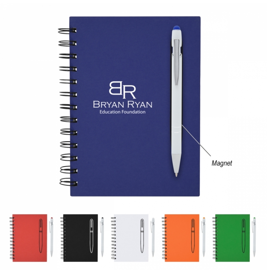 Magnetism Spiral Notebook  Incline Stylus Pen